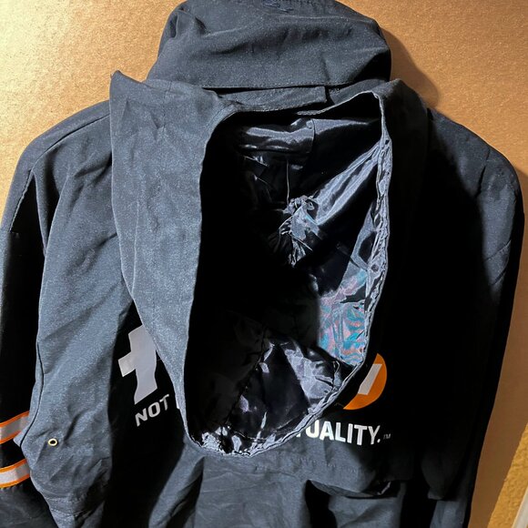 TRUTV (The TV Station) black windbreaker promo windbreaker NWOT - Picture 8 of 14